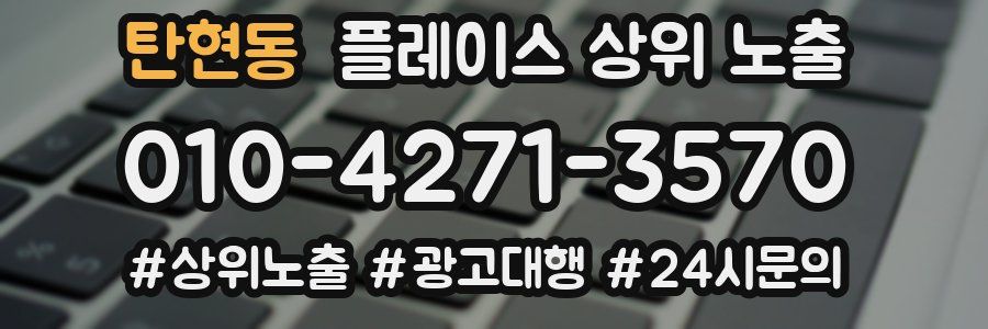 탄현동 플레이스 상위 노출