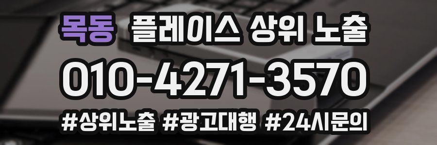 목동 플레이스 상위 노출 상담