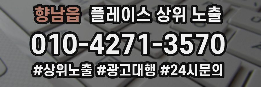 향남읍 플레이스 상위 노출 전략