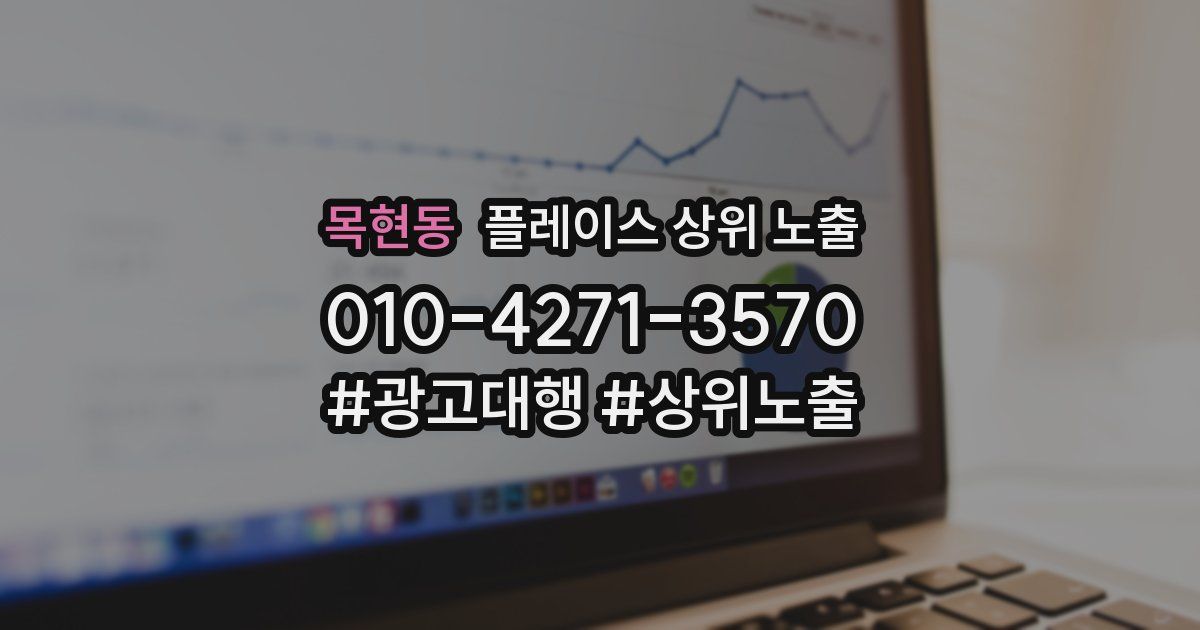 목현동 플레이스 상위 노출 전략