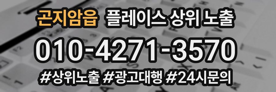 곤지암읍 플레이스 상위 노출