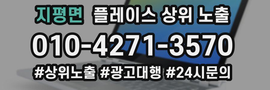 지평면 플레이스 상위 노출 전략