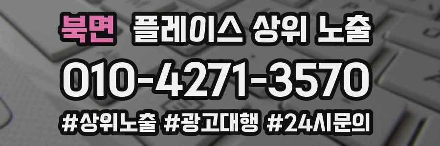 북면 플레이스 상위 노출 가이드