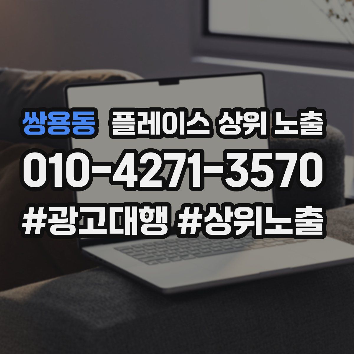 쌍용동 플레이스 상위 노출 개선