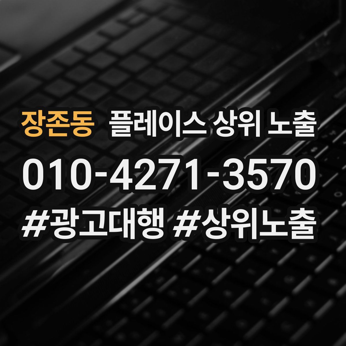 장존동 플레이스 상위 노출 안내