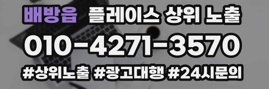 배방읍 플레이스 상위 노출 상담