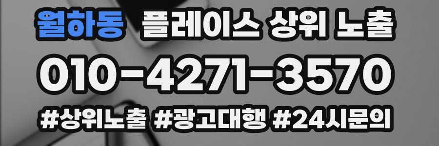 월하동 플레이스 상위 노출 개선