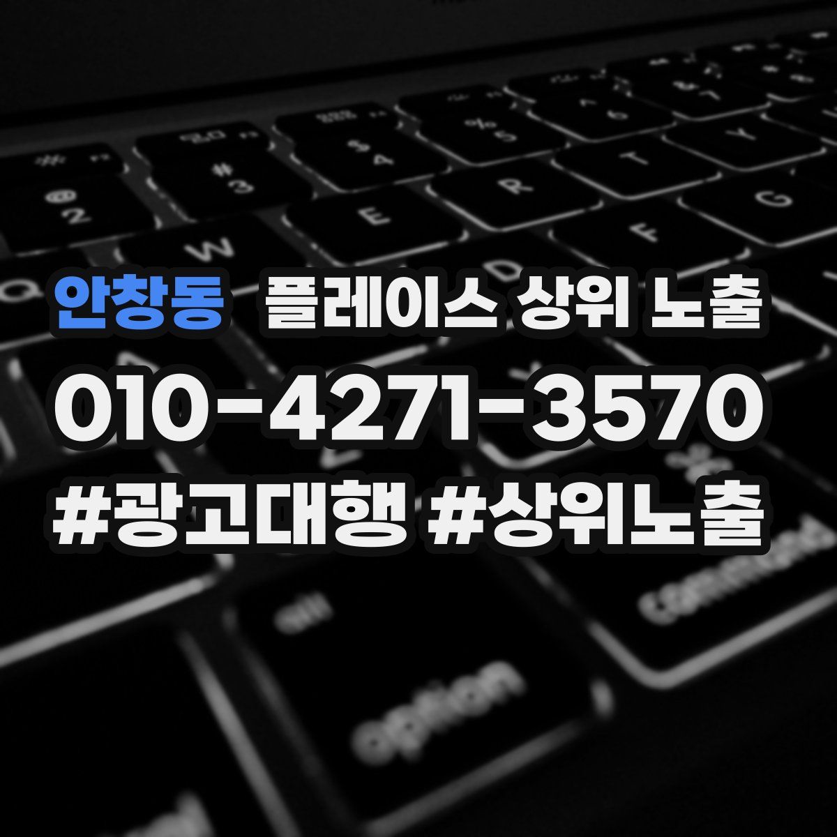 안창동 플레이스 상위 노출 개선