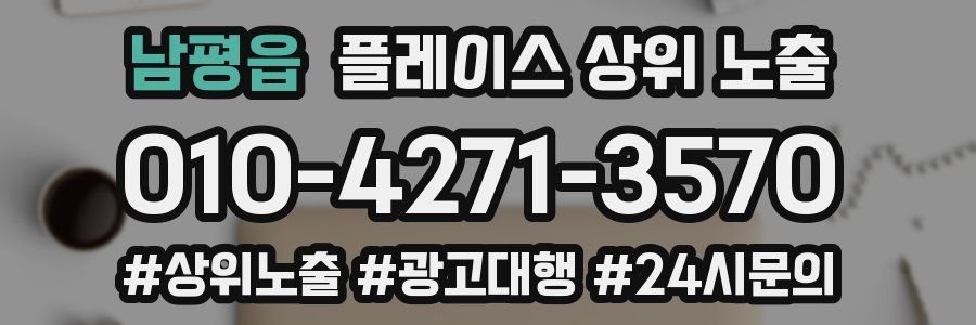 남평읍 플레이스 상위 노출 상담