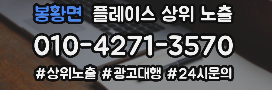 봉황면 플레이스 상위 노출 개선