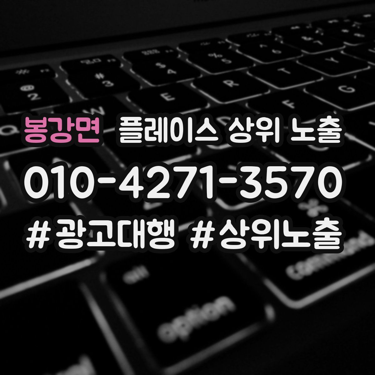 봉강면 플레이스 상위 노출