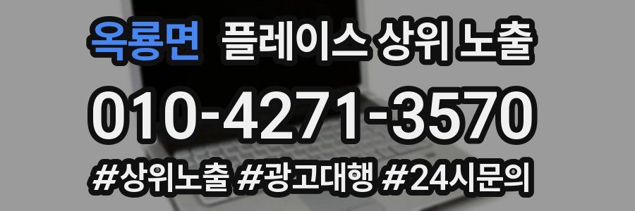 옥룡면 플레이스 상위 노출 전략