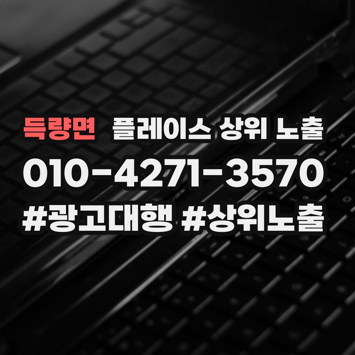 득량면 플레이스 상위 노출 안내
