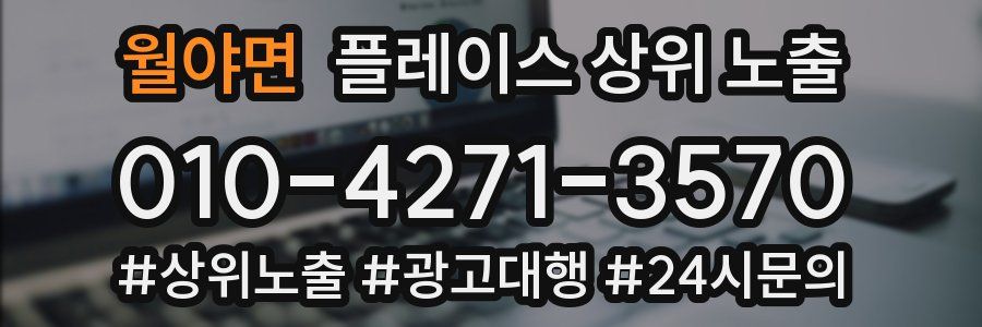 월야면 플레이스 상위 노출 개선