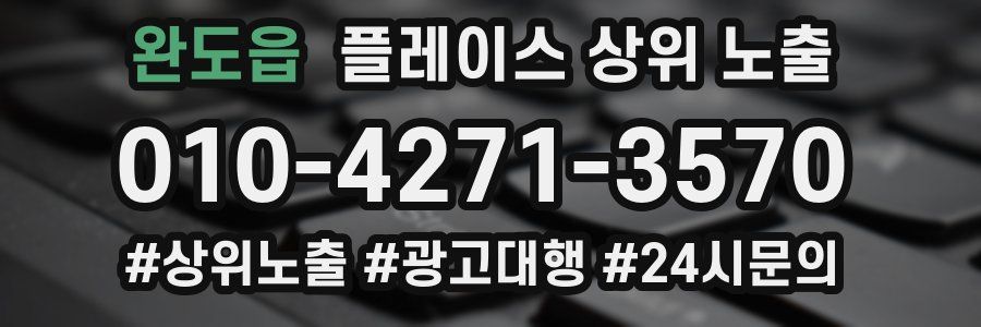 완도읍 플레이스 상위 노출 전략