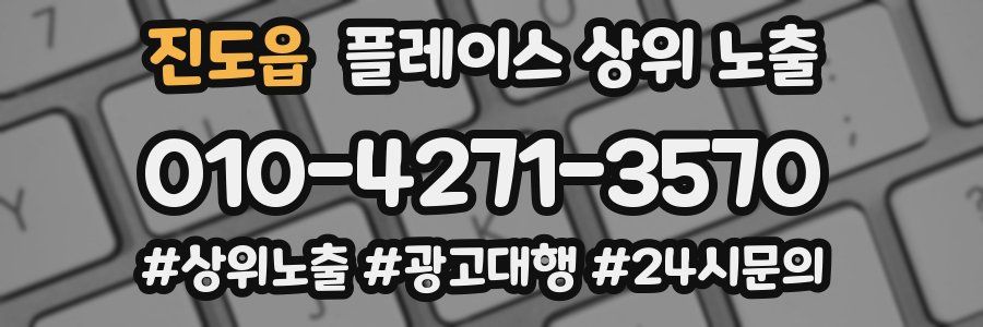 진도읍 플레이스 상위 노출 개선