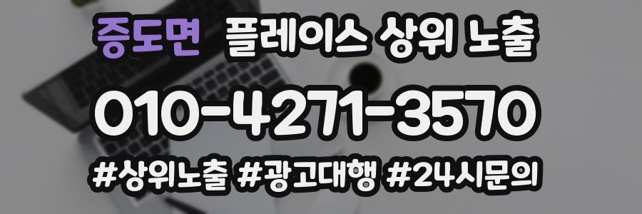 증도면 플레이스 상위 노출 상담