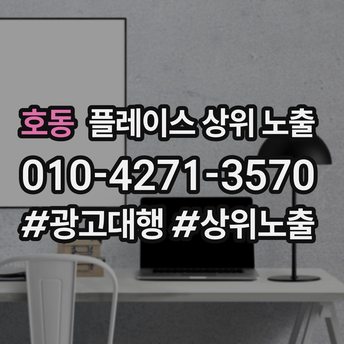 호동 플레이스 상위 노출