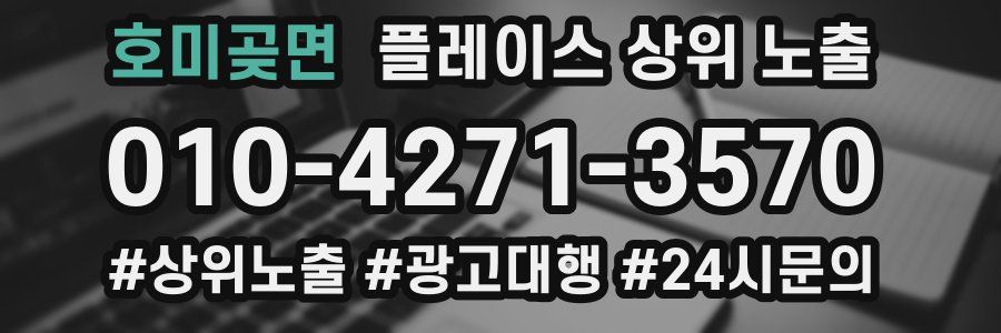 호미곶면 플레이스 상위 노출 전략