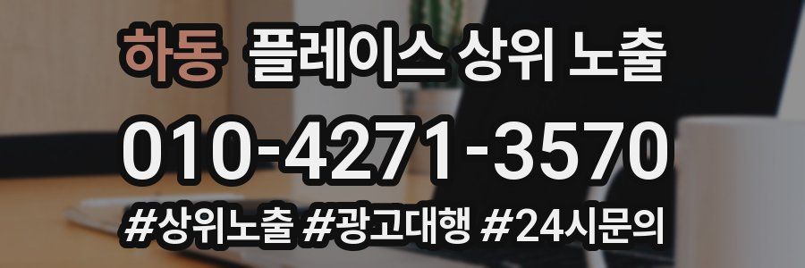 하동 플레이스 상위 노출 가이드