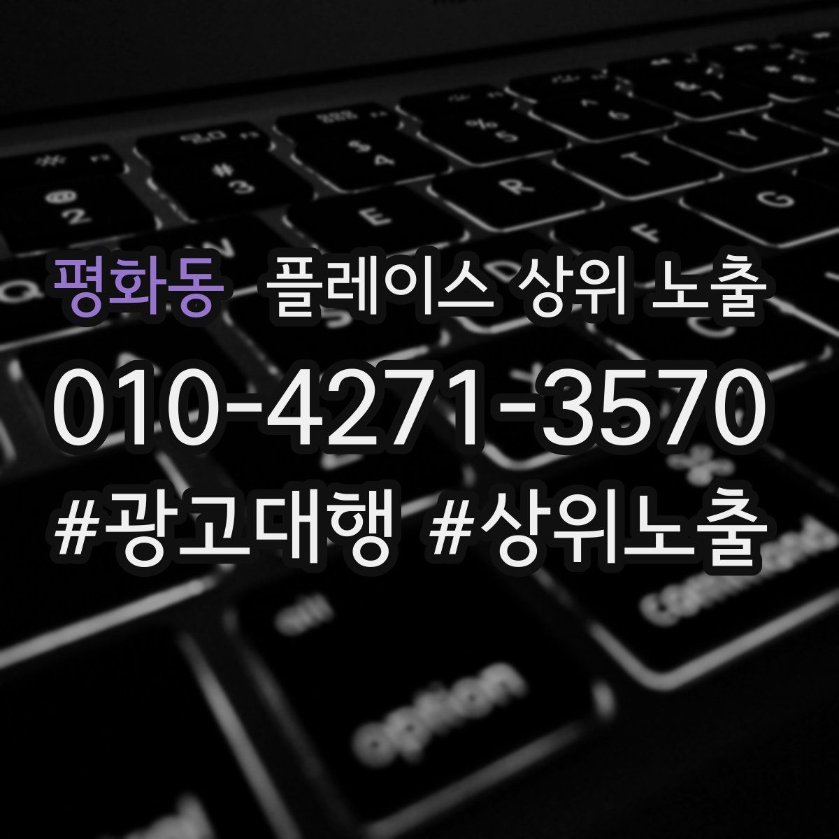 평화동 플레이스 상위 노출 안내