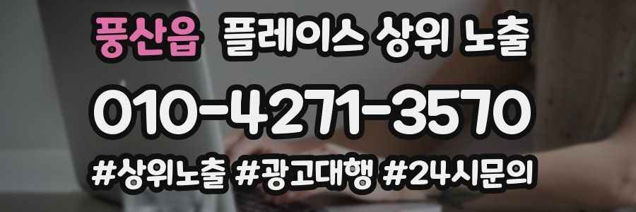 풍산읍 플레이스 상위 노출 가이드