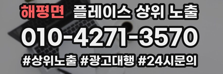 해평면 플레이스 상위 노출 가이드