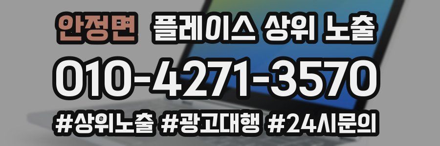 안정면 플레이스 상위 노출 가이드