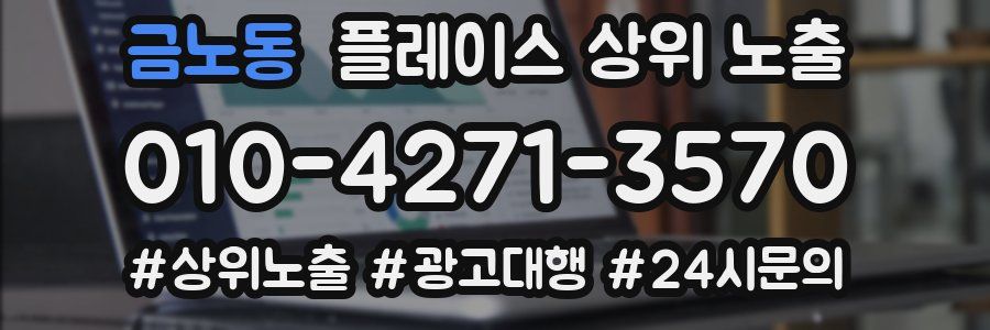 금노동 플레이스 상위 노출 상담
