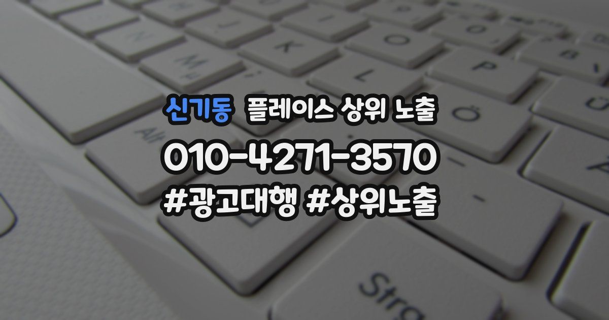 신기동 플레이스 상위 노출