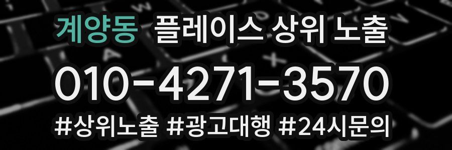 계양동 플레이스 상위 노출