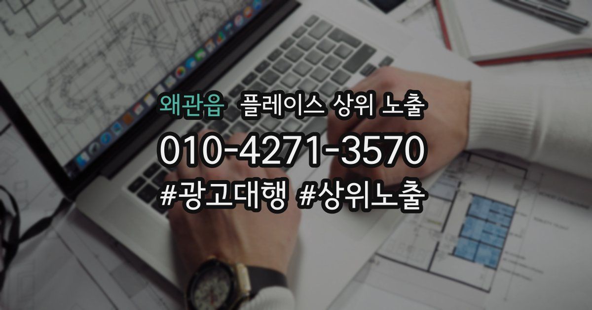 왜관읍 플레이스 상위 노출 상담