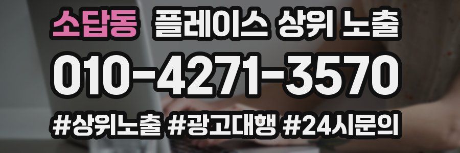 소답동 플레이스 상위 노출