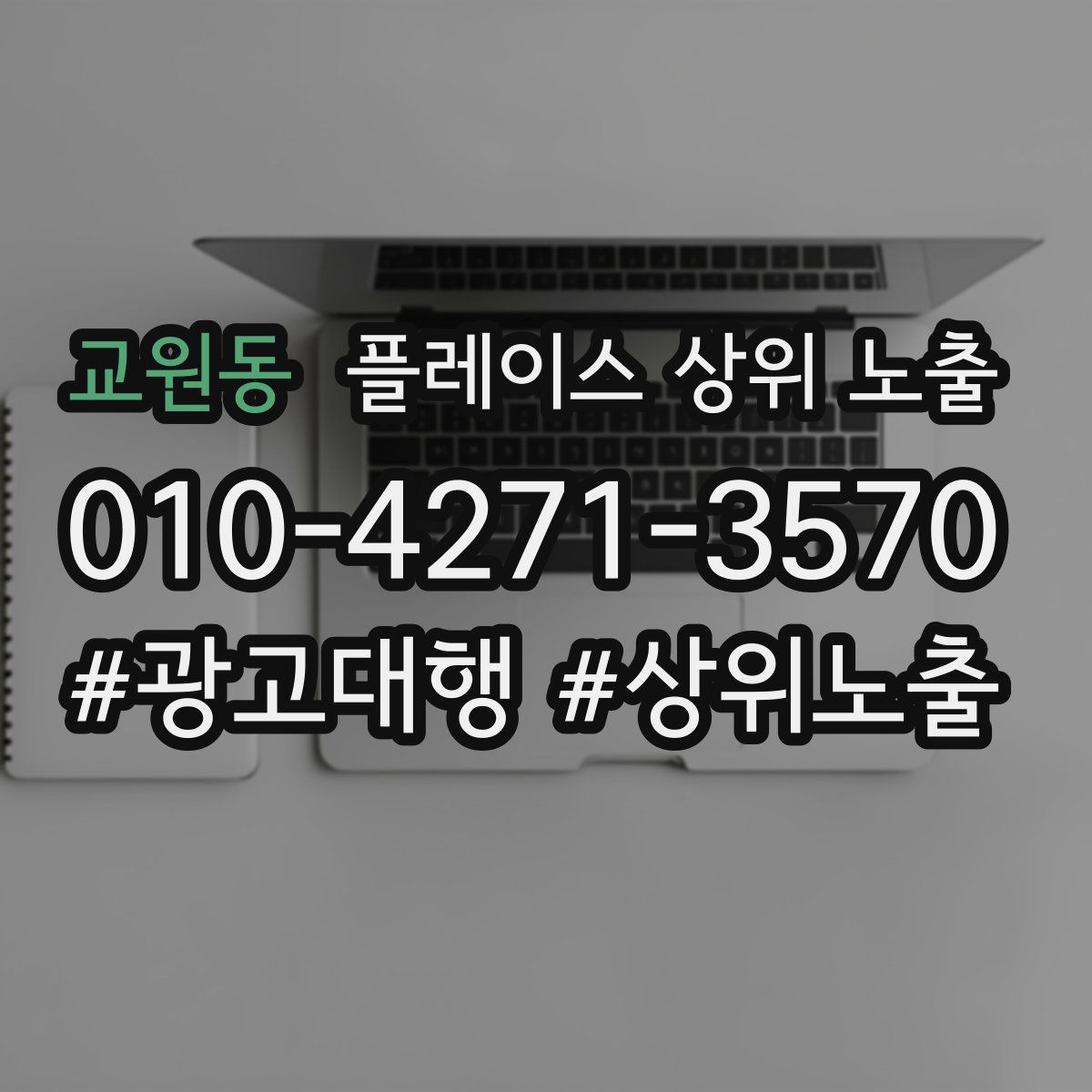 교원동 플레이스 상위 노출 안내