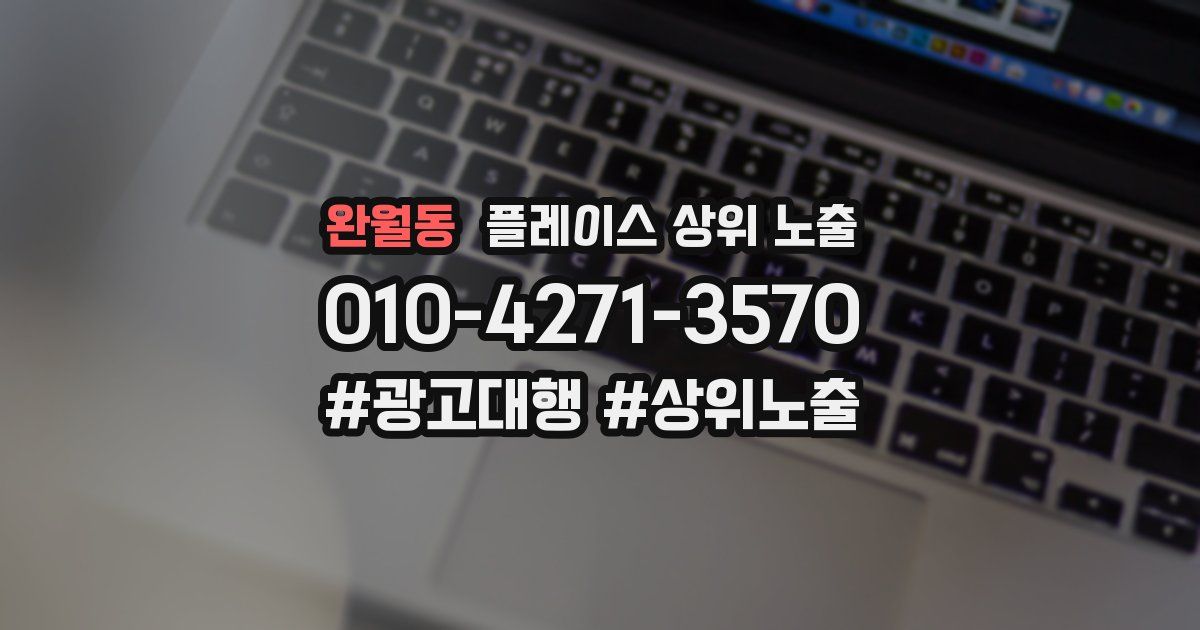 완월동 플레이스 상위 노출 가이드