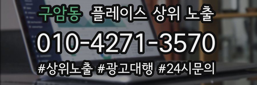 구암동 플레이스 상위 노출 개선
