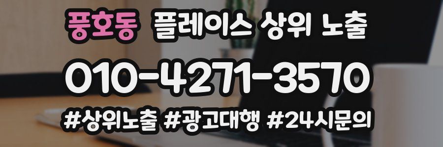 풍호동 플레이스 상위 노출