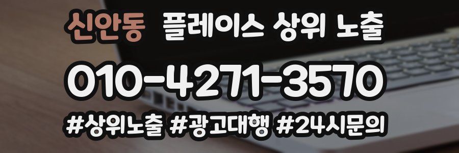 신안동 플레이스 상위 노출