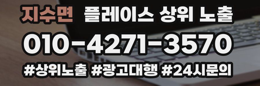 지수면 플레이스 상위 노출 가이드