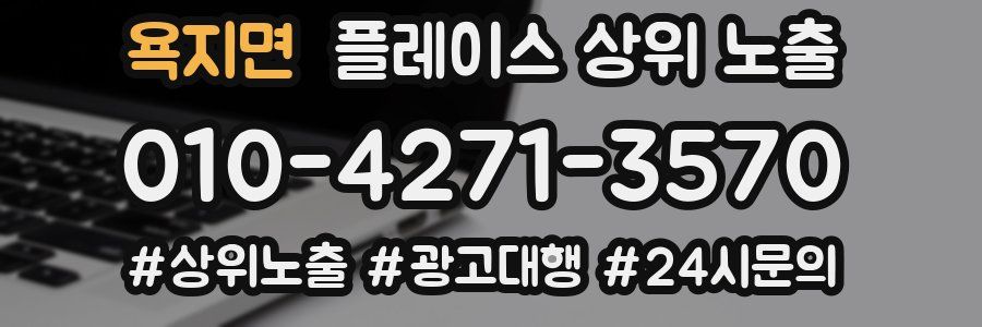 욕지면 플레이스 상위 노출 상담