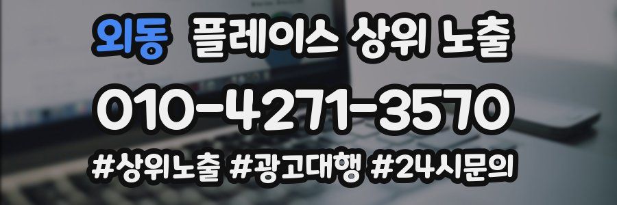 외동 플레이스 상위 노출 개선