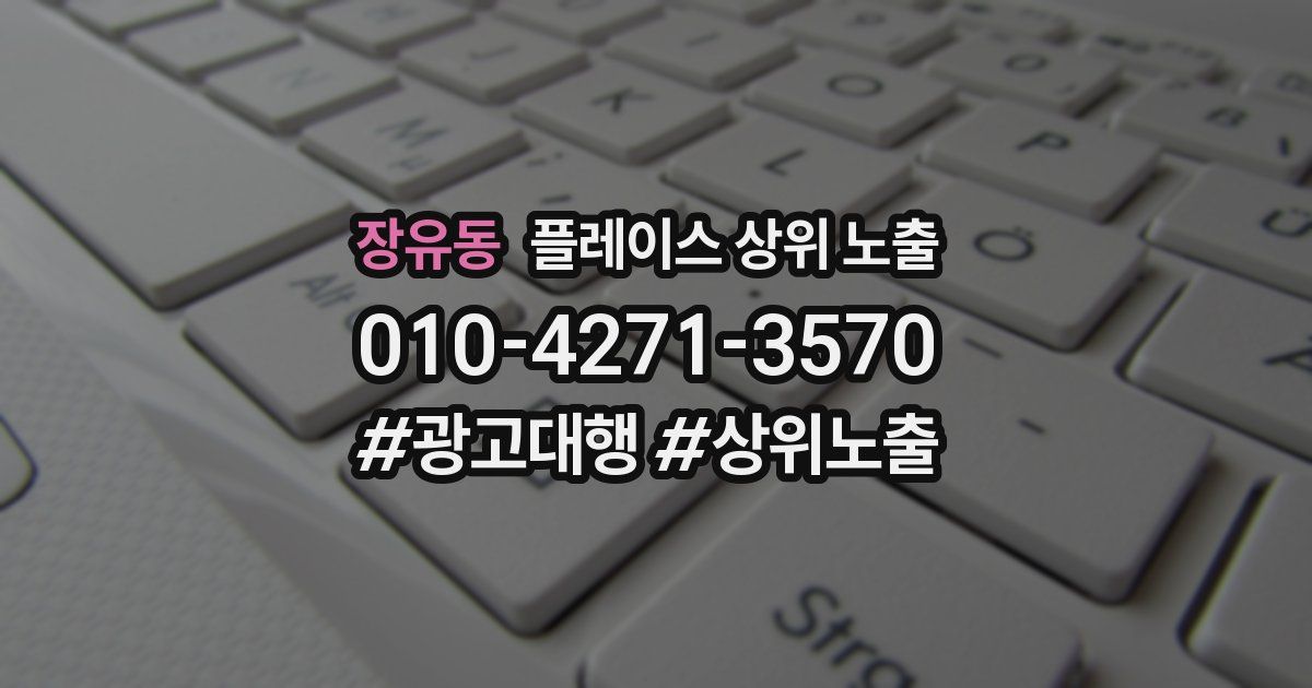 장유동 플레이스 상위 노출