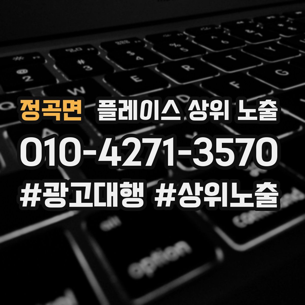 정곡면 플레이스 상위 노출 안내