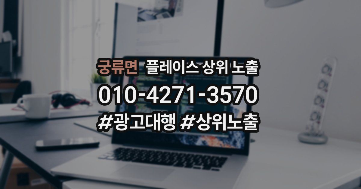 궁류면 플레이스 상위 노출
