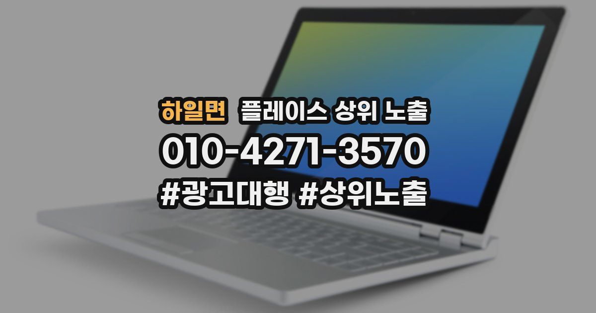 하일면 플레이스 상위 노출 전략