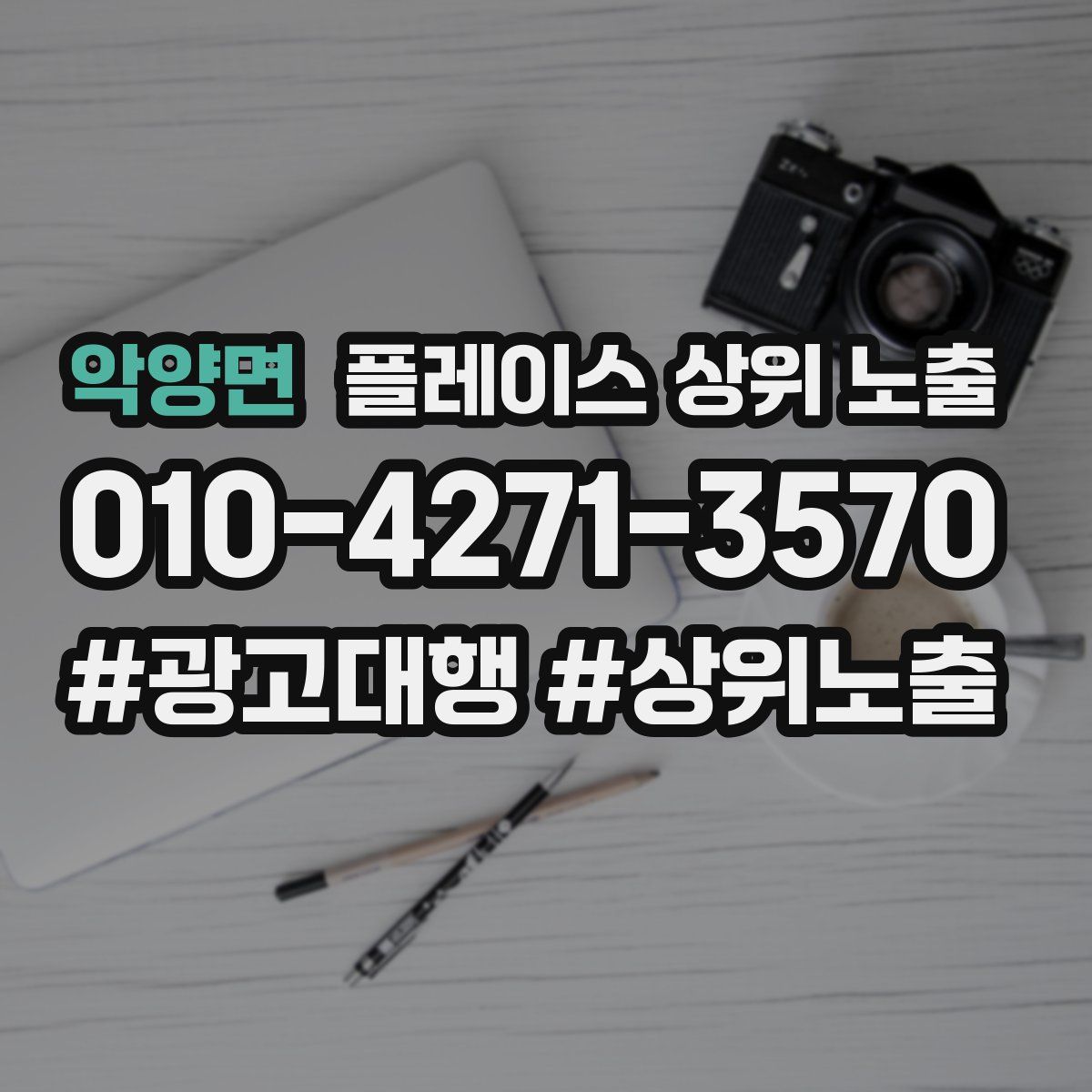 악양면 플레이스 상위 노출 안내