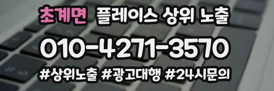 초계면 플레이스 상위 노출 개선