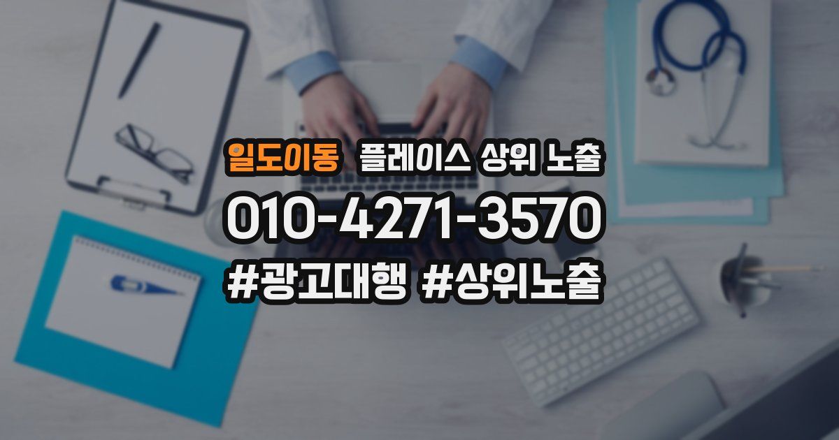 일도이동 플레이스 상위 노출