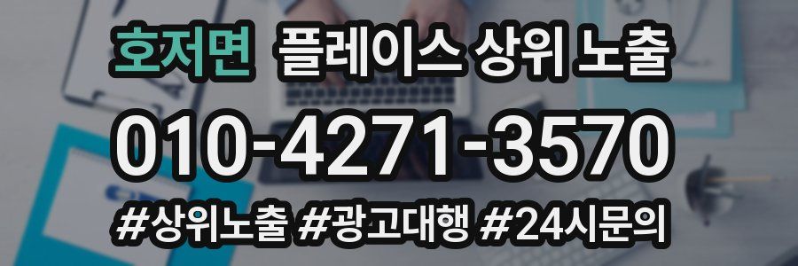 호저면 플레이스 상위 노출 개선