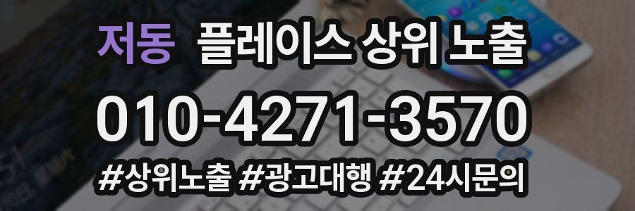 저동 플레이스 상위 노출 가이드